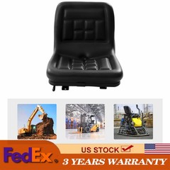 Universal Forklift Seat for Tractor Excavator Skid Loader Backhoe Dozer Slidable