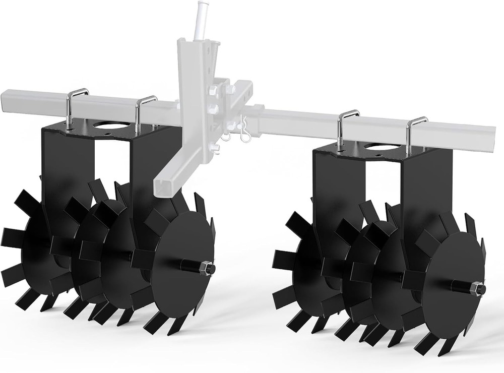 32″ Disc Plow Harrow Heavy Duty Steel for ATV/UTV Manual Implement 2″ Receiver