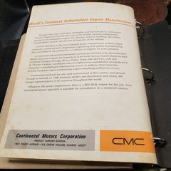 Rare Vintage Hough Sales Manual Binder Hercules Engine Literature OEM 1953–1962