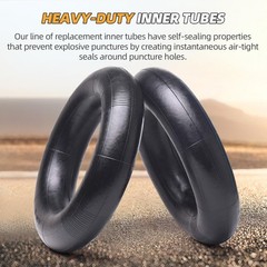 2 Pack 3.00/3.50-8 Replacement Inner Tubes with TR4 Valve 3.00/3.50-8(TR-4)