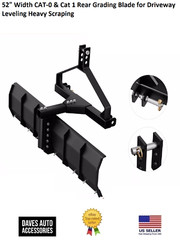 52″ Width Rear Grading Blade For Driveway Leveling Heavy Scraping -High Quality