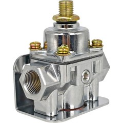 12-804 Low Fuel Pressure Adjustable Regulator Gauge for Holley 1-4 PSI 3/8in NPT