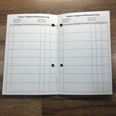 Service Record Book 5 Pak Maintenance Repair History Atv Utv Boat Truck Equip