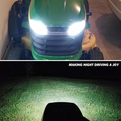 2 Ultra Bright Hi/Lo LED headlight bulbs Fit Deere 6220, 6120L, 6220L, 6215 6415
