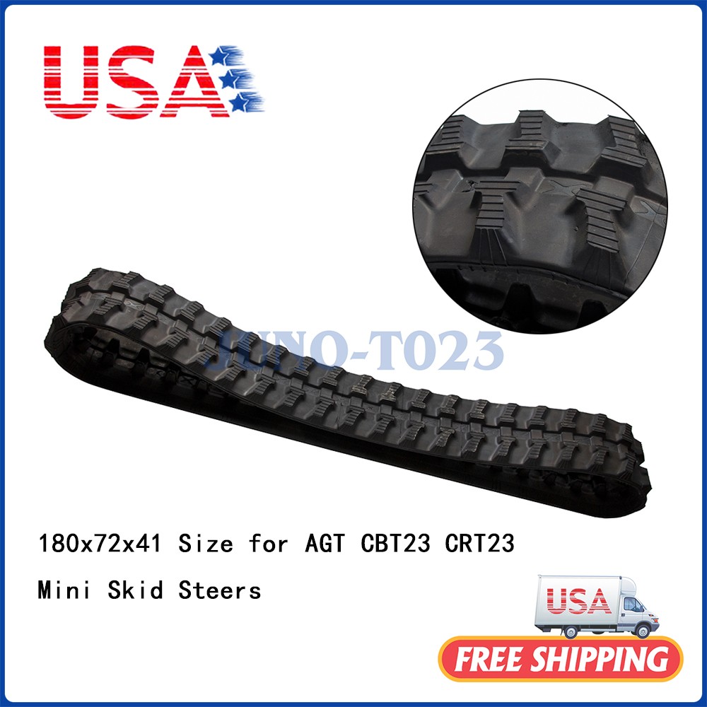 180x72x41 Heavy Duty Tracks for AGT Mini Skid Steer Loaders CBT23 and CRT23
