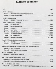 Ford 1300 1500 1700 1900 Tractor Service Repair Manual Technical Shop Overhaul