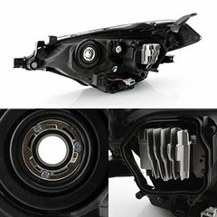 Clear Halogen Factory Headlight Passenger Side Toyota Corolla 2014-2016