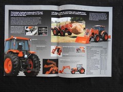 ORIGINAL KUBOTA M95S M105S TRACTOR CATALOG BROCHURE SET VERY NICE 2005-2006