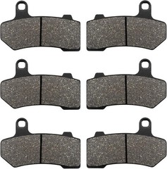 Front and Rear Brake Pads for Harley Road Glide 2008-2021, FLHX Street Glide 200