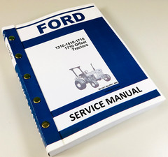 Ford 1310 1510 1710 Compact 1710 Offset Tractor Service Repair Shop Manual Book