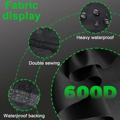 Skid Steer Loader Cover, Heavy Duty 600D Waterproof Oxford Cloth Skid Steer C…