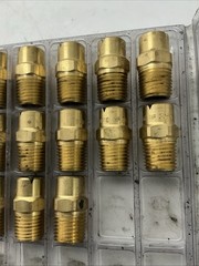 (13pcs)BETE 4NF3090 Brass 1/4” NPT Standard Fan Nozzle Industrial Tip X-277