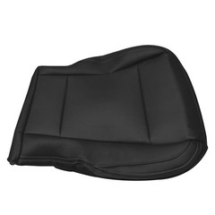 Black Perforated Leather Driver Bottom Seat Cover Ford F150 Lariat 2015-2017