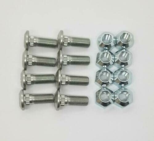 Set of 8 Lug Studs w Nuts Fits CAT 246D3 242D3 236D3 272D3 1595772 1427493