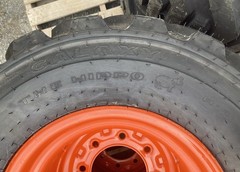 NEW HD 31X15.5-15 Hippo Skid Steer Tires/Rims for Bobcat-8PLY-31-15.5-15