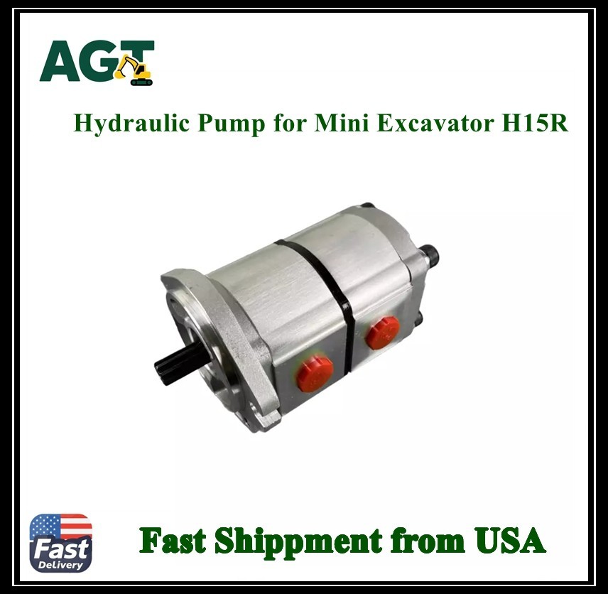 AGT Two Section Hydraulic Pump for Mini Excavator New H15R SLCLB