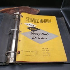 Rare Vintage Hough Sales Manual Binder Hercules Engine Literature OEM 1953–1962