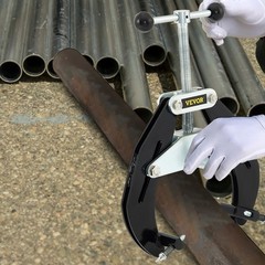 Pipe Clamp, 2 to 6 in, High Strength Ultra Clamp with Quick Acting Screws, Steel