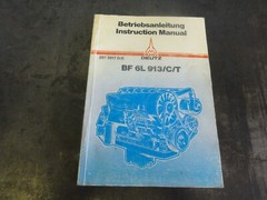 Deutz KHD BF 6L 913/C/T Engine Instruction Manual 297 3917 D/E