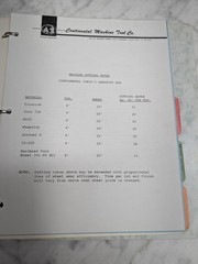CONTINENTAL MACHINE TOOL SALES INFORMATION BROCHURE LITERATURE CATALOG 1972