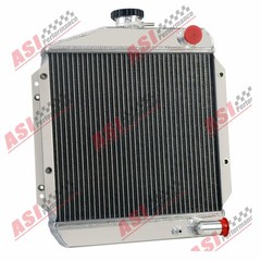 119621-44500 3 Row Full Aluminum Radiator for Yanmar 3TNE74 Diesel Silver ASI