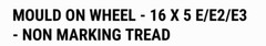 JLG part 4520176 Mould On Wheel Tires | Non-Marking Tread