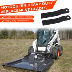 Heavy Duty AR400 Steel Wolverine Skidsteer Brush Hog Cutter Replace Blades US