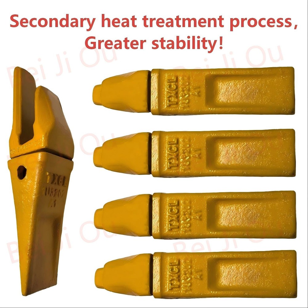 119-3204 CAT Style J200 Backhoe Bucket Shanks & 1U3202 Dirt Teeth with Pins -5PK