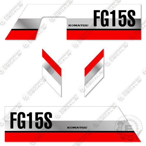 Fits Komatsu FG15S Decal Kit Forklift – 7 YEAR OUTDOOR 3M VINYL!