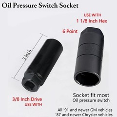 1 PACK Oil Pressure Sensor Switch Sending Unit for Chevy Silverado 09-20 GM LS