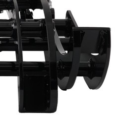 Rust Prevent Grapple for Mini Excavator 0.8-1.8T Powder Coated Black