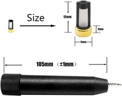 Fuel Injector Micro Filter Removal Tools with 50 pcs CF-101 Basket Filters 6m…