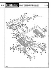 Tractor Service Parts Manual Fits Thomas T-173 Skid Steer LK000101 To LK00055