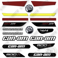 Fits Can-Am 800R Max XT Decal Kit ATV – 7 YEAR OUTDOOR 3M VINYL!