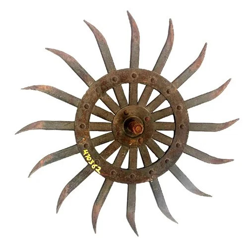 Used Rotary Hoe Wheel with Riveted Hub fits John Deere 75 569 AN140794