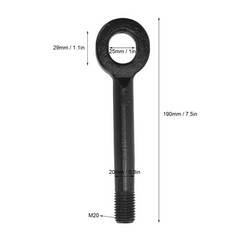 High Strength Forged Steel Tow Eye Hook For Optima Efficient Towing