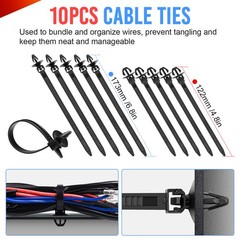 1295pc Car Push Retainer Clips & Auto Fasteners Assortment Kit Removal Tools Set