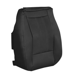 Driver Bottom Seat Cover Microfiber Leather Black 2008-16 Chrysler Town Country