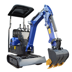 Free delivery unloading. 1-ton mini excavator, 13.5hp EPA engine, 6 accessories