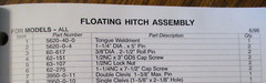 Krause 5600HR Series 5620 &5625 Field Cultivator Parts & Assembly Manual 1998