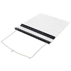 4 x 5ft ATV Drag Harrow Lawn Rake Chain Harrow Field Drag for Landscape Leveling