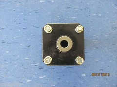 KING KUTTER BUSH HOG TAILWHEEL HUB, 4 BOLT GREASABLE BUSHING STYLE, 3/4″