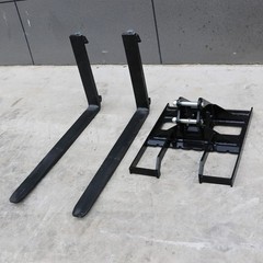 NEW Pallet Fork Attachment For 0.8-1.5 Ton Mini Excavator 25mm Pin Quick Attach