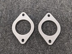 *2 PACK* 3.0 inch 2 Bolt Heavy Duty Exhaust Flanges 3/8″ Thick 3.0″ Dual Exhaust