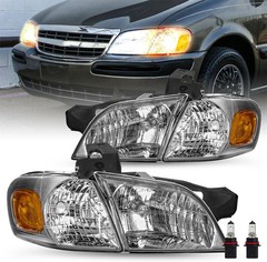 Halogen Headlight Assembly 4pcs for 1997-2005 Venture Silhouette