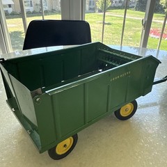 Vintage John Deere 5020 Diesel Tractor With Trailer (Agriculture)