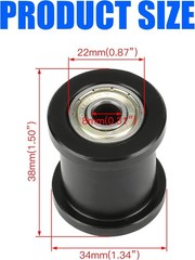 8mm Mini Bike Chain Tensioner with 1-3/4″ Roller for CT1 Size: chain tensioner