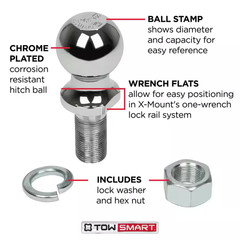 Class 3 up to 8,000 Lb. Swap-A-Ball 1-7/8 In., 2 In. and 2-5/16 In. Ball Diamete