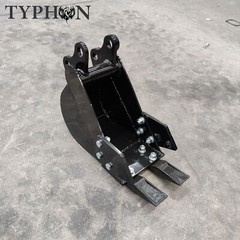 Mini Excavator Attachment Narrow Rock Bucket 200mm 2-Teeth Trenching Buckets