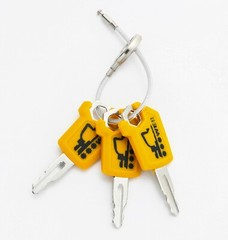 9PCS CAT 5P8500 Keys Caterpillar Heavy Equipment Keys 3Color 5P-8500